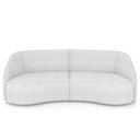 Ver mais imagens de Sofá 4 Lugares 318cm Orgânico Zion M22 Boucle Branco - Mpozenato