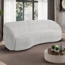 Ver imagem 2 de Sofá 4 Lugares 318cm Orgânico Zion M22 Boucle Branco - Mpozenato