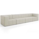 Ver imagem 1 de Sofá 4 Lugares para Sala Living Modular 352cm Lancaster F04 Linho Cru - Lyam Decor