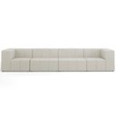 Ver imagem 6 de Sofá 4 Lugares para Sala Living Modular 352cm Lancaster F04 Linho Cru - Lyam Decor