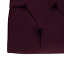 Ver imagem 6 de Cabeceira Estofada Recamier Baú para Cama Box 160cm Queen:Bordo