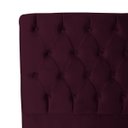 Ver imagem 7 de Cabeceira Estofada Recamier Baú para Cama Box 160cm Queen:Bordo