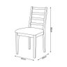 Conjunto de Jantar Mesa Tock 80cm com 4 Cadeiras Aline Linho Bege - Mel - 4