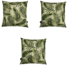 Kit 3 Almofadas Cheias Waterblock Impermeável Área Externa Folhagens Galhos Verdes 45cmx45cm - 1