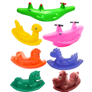 Kit Gangorras para Todas Idades- Jacaré 2 Lugares - Cavlinho - Cachorro - Dino - Unicornío Premium -