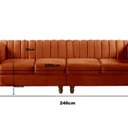 Ver imagem 3 de Sofá 4 Lugares Decoração Retrô Clássico Realeza Chesterfield