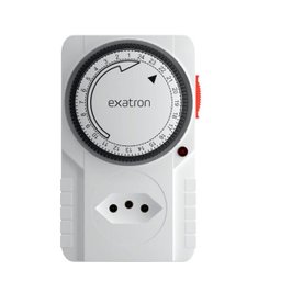 TIMER PROGRAMÁVEL ANALOGICO BIVOLT AUTOMATICO BRANCO EXATRON - 2