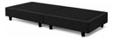 Ver imagem 3 de Base Box para Cama Juvenil Dobrável Suede 188x78cm Bipartido - Preto