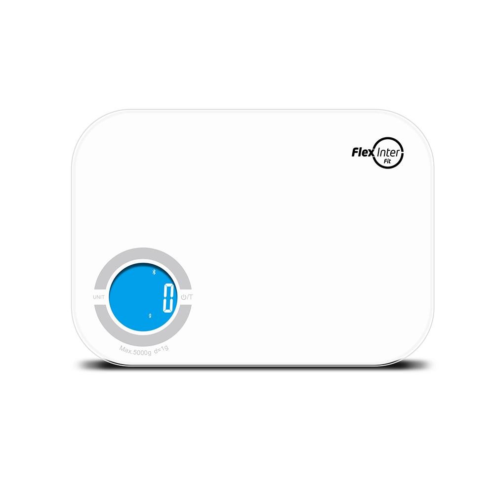 Balança de Cozinha Digital Smart Nutri com APP Branca - FlexInter - 3