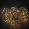 Kit 12 Bola 180 Leds Pisca Morno Decoração Natal Casamento 110v/220v - 4