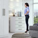 Ver imagem 4 de Cômoda 4 Gavetas Baião Plus Móveis Lopas