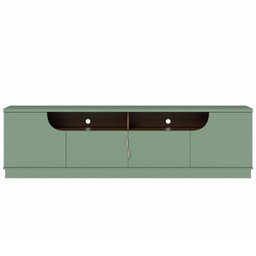 Rack Bancada Santorini Hortelã/amêndoa para Tv até 75” - Colibri - 1