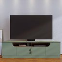 Ver imagem 2 de Rack Bancada Santorini Hortelã/amêndoa para Tv até 75” - Colibri