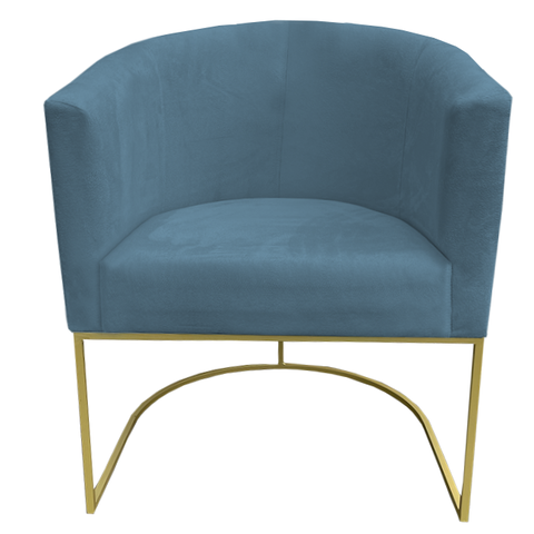 Poltrona Paola Sued Azul Tiffany - D'Classe Decor
