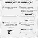 Ver imagem 2 de Kit 4 Prateleiras 90 X 10cm Preta Suporte Invisível