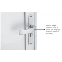 Porta de Alumínio Alumifort Sasazaki com 1 Folha 216 x 88cm - 5