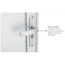 Ver imagem 5 de Porta de Alumínio Alumifort Sasazaki com 1 Folha 216 x 88cm