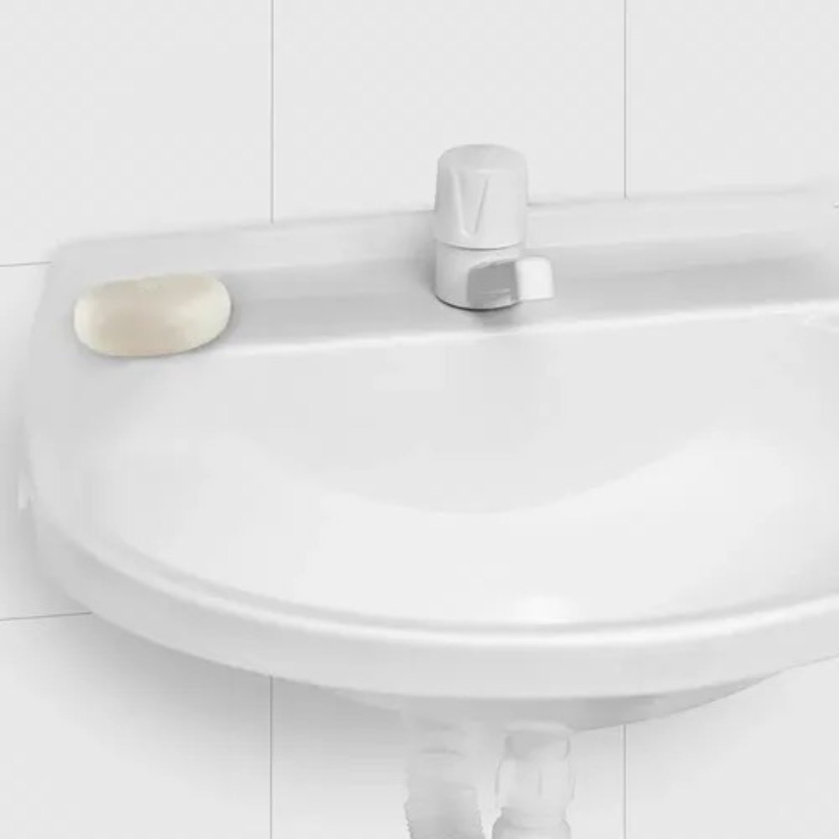 Pia Lavatório Banheiro Plástico 8L Branca | Astra - 7