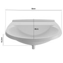 Ver imagem 2 de Pia Lavatório Banheiro Plástico 8L Branca | Astra