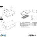 Ver mais imagens de Mesa de Centro Retangular c/ Prateleira 93cm Pés em Madeira Oslo Hanover - Artesano