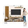 Painel Para Tv Ate 65 Polegadas Kiara Casa 812 Nature Off White - 11
