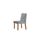 Ver imagem 3 de Conjunto Sala de Jantar Mesa Viena Madeira Maciça 160x90cm Tampo Retângular Vidro Preto 6 Caderias