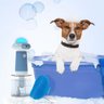 Maquina de Espuma Sabao Banho Pet Cachorro Cao Gato Animal de Estimaçao Dispenser Shampoo Automatico - 8