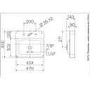 Ver imagem 2 de Cuba de Sobrepor Retangular com Mesa 1201 Docolframe Branco Docol