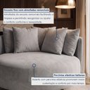 Ver mais imagens de Poltrona Redonda Decorativa 2 Lugares com Almofadas 150cm Soho