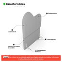 Ver imagem 3 de Cabeceira Orgânica Cama Box Solteiro Sea 90cm com Frame Bouclé Cinza Claro - Abmaza
