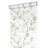 PAPEL DE PAREDE VINÍLICO IMPORTADO TEXTURA FLORAL - CINZA CLARO - 1