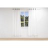 Cortina Dinamarca - 2,80mx1,80m - Voil Liso Branco - 2