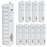 Kit 10 Luminárias de Emergência Blumenau 30 Leds Recarregável Bivolt - 1