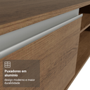 Ver mais imagens de Rack para TV até 80 Polegadas 218 cm 2 Portas Rustic Glamy Madesa