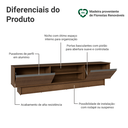 Ver imagem 5 de Rack para TV até 80 Polegadas 218 cm 2 Portas Rustic Glamy Madesa