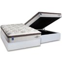 Ver imagem 1 de Conjunto Box Baú Casal: Colchão Molas Plumatex Ensacadas - Personalle + Base Crc Courano White(
