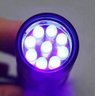 Kit 2 X Lanterna Led Uv Luz Negra Antifalsificação Ultravioleta, em aluminio - 4