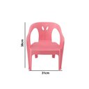 Ver imagem 3 de 2 Cadeiras Mini Poltrona Infantil de Plástico Rosa