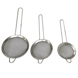 Conjunto De Peneiras Inox Com 3 Unidades - 1