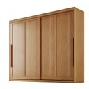 Ver imagem 2 de Guarda Roupa Casal Atraente 100% MDF 2 Portas de Correr 6 Gavetas Marrom/Cinamomo