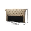 Ver imagem 3 de Cabeceira Cama Box King Size Estofada Couro Sintético Grécia:1822