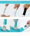 Ver imagem 2 de Vassoura Magica Esfregão Spray Mop Rodo com Reservatório