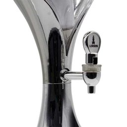 Torre Chopp Chopeira Resfriador Iluminada Conserva A Cerveja Gelada Prateada - 5