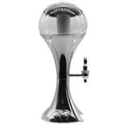 Torre Chopp Chopeira Resfriador Iluminada Conserva A Cerveja Gelada Prateada - 4