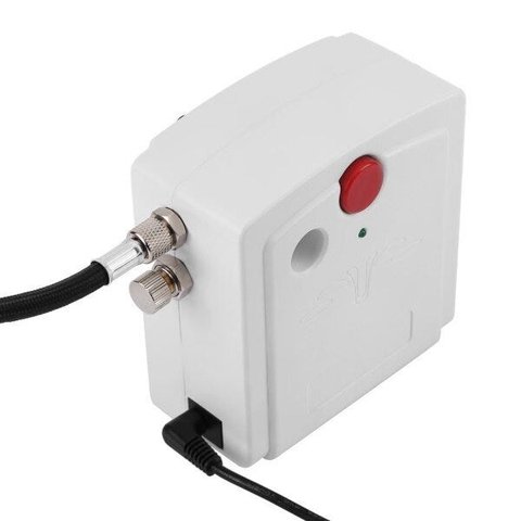 Compressor Automatico Aerógrafo Modelismo Controle Vazão Ar