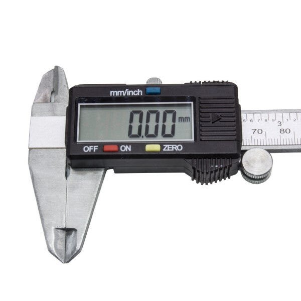 Paquímetro Digital Aço Inox 150mm + Estojo - 2