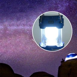 Lampião Led Lanterna Recarregavel Eletrico Solar Camping - 5