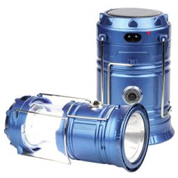 Lampião Led Lanterna Recarregavel Eletrico Solar Camping - 8