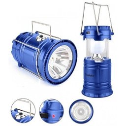 Lampião Led Lanterna Recarregavel Eletrico Solar Camping - 2