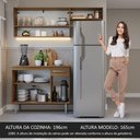 Ver imagem 6 de Armário de Cozinha Compacta 165cm Rustic Emilly Madesa 08